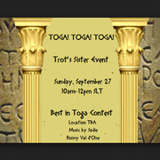 Trot Sister Event - Toga Toga Toga!