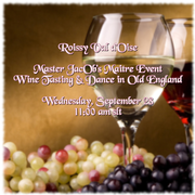 Master JacOb's Maitre Event - Wine Tasting and Dance in Old England