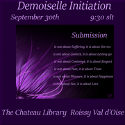 Susie Demoiselle Initiation