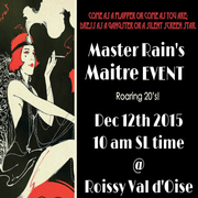 Master Rain Maitre Event - Roaring 20's Speakeasy
