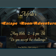 Asfridr's O Aspirante Event, "Escape Room Adventure"