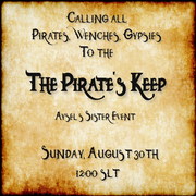 Aysel's Sister Event, "The Pirate's Keep"