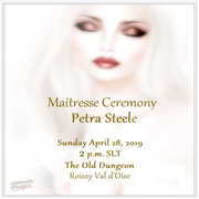 Petra's Maitresse Ceremony