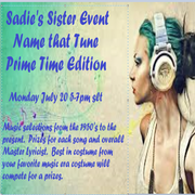 Sadie Sister Event - "Name that Tune Prime Time Edition"